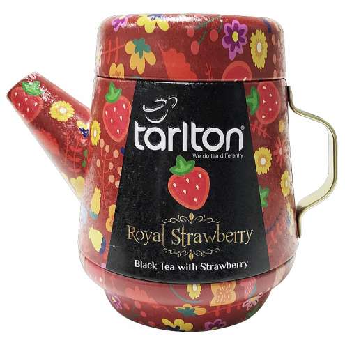 Tarlton чайник Royal черный чай с клубникой 100 гр.
